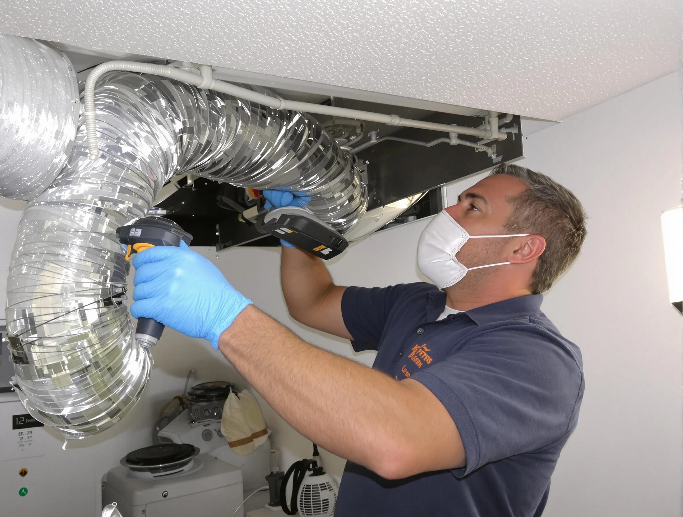 Lower Burrell Dryer Vent Cleaning professional performing thorough residential dryer vent cleaning in Lower Burrell