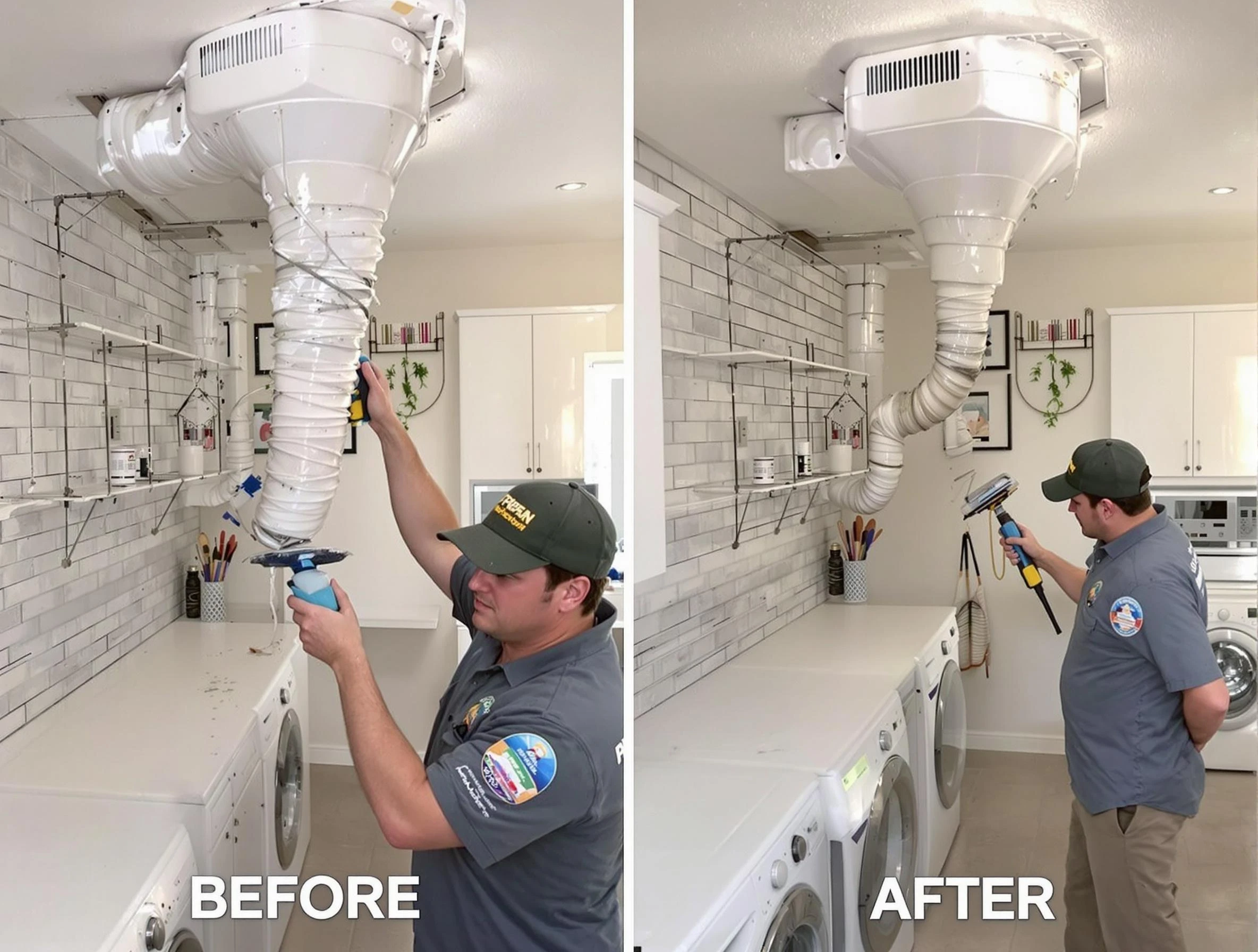 Professional dryer exhaust vent cleaning by Lower Burrell Dryer Vent Cleaning in Lower Burrell
